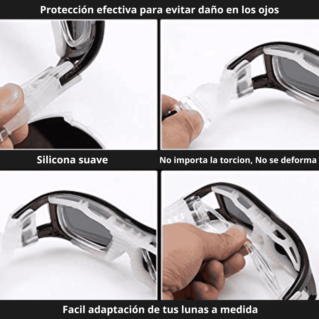 Goggles Smart con polimero reforzado + Lunas a medida - Lentes Deportivo.